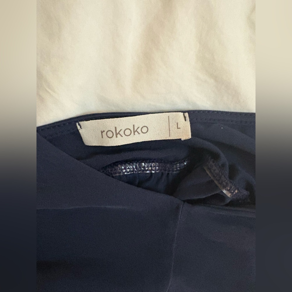 Navy Jumpsuit - Rokoko View 6